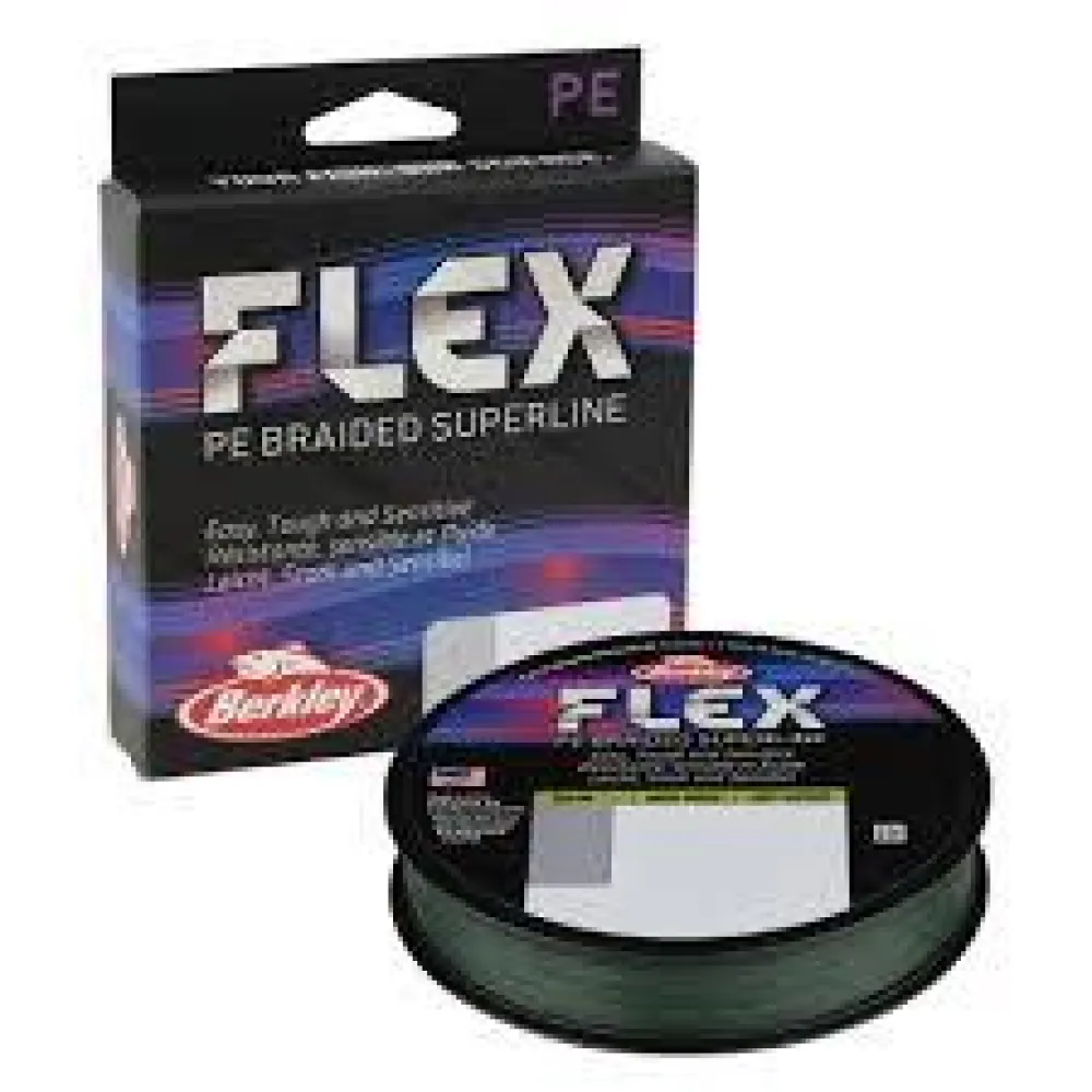 BERKLEY FLEX BRAID 275M MOSS GREEN