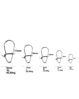 CASTED KOPČA EGG SNAP VEL.S,STAINLESS STEEL 0.5X9,11,20KG-10PCS