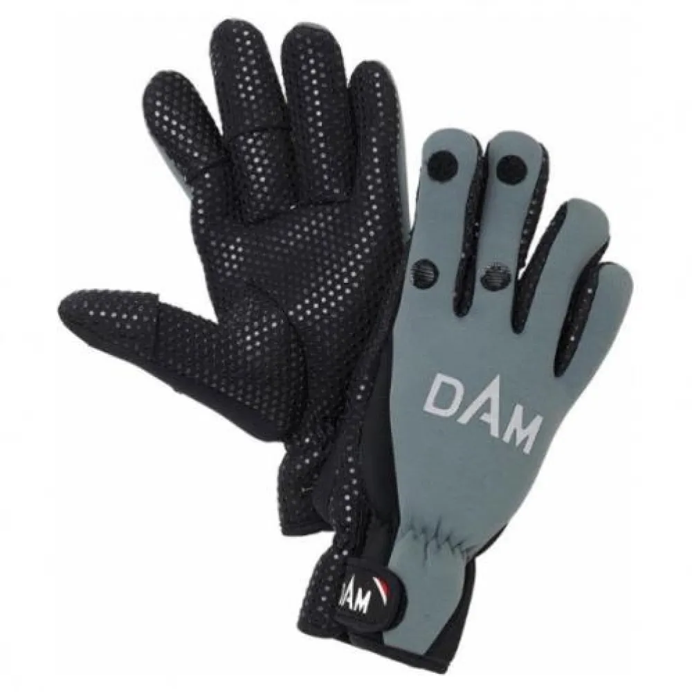DAM NEOPRENE FIGHTER GLOVE BLACK/GREY DAM NEOPRENE FIGHTER GLOVE BLACK/GREY