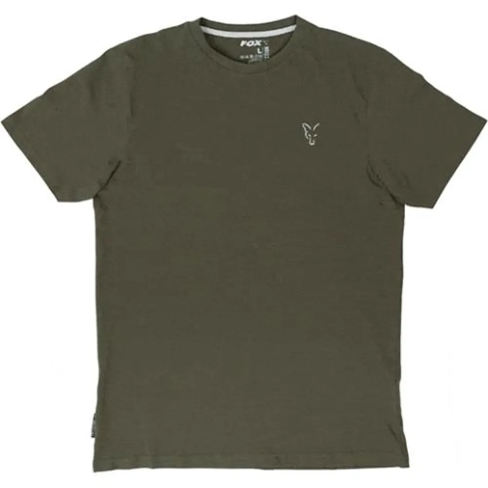 FOX T-SHIRT COLL GREEN SILVER XXL