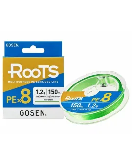 GOSEN ROOTS PE X8 150M LIGHT GREEN GOSEN ROOTS PE X8 150M LIGHT GREEN