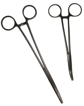 HC RIBIČKE ŠKARE ZAKRIVLJENE 6" 15CM-CRNE