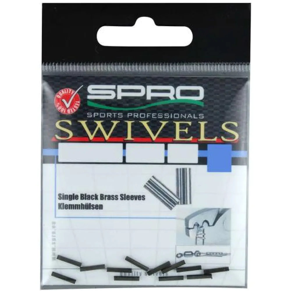 KONEKTORI SINGLE BLACK BRASS 1,6MM