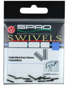 KONEKTORI SINGLE BLACK BRASS 1,8MM