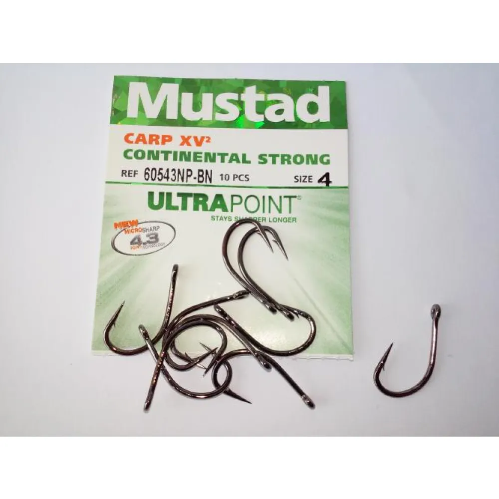 MUSTAD UDICE CARP XV2 CONT. STRONG BLACK NICKEL BR.8 10KOM.