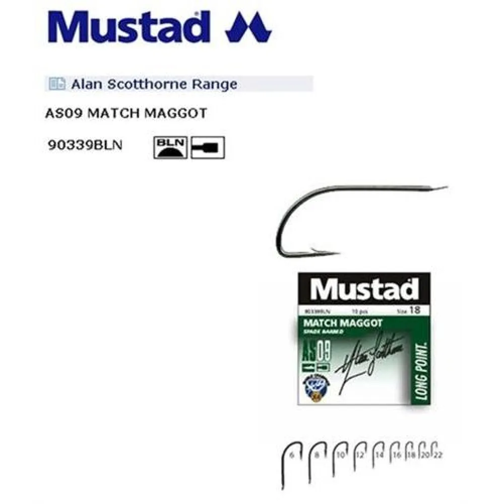 MUSTAD UDICE MATCH MAGGOT BR.14 10KOM. MUSTAD UDICE MATCH MAGGOT BR.14 10KOM.