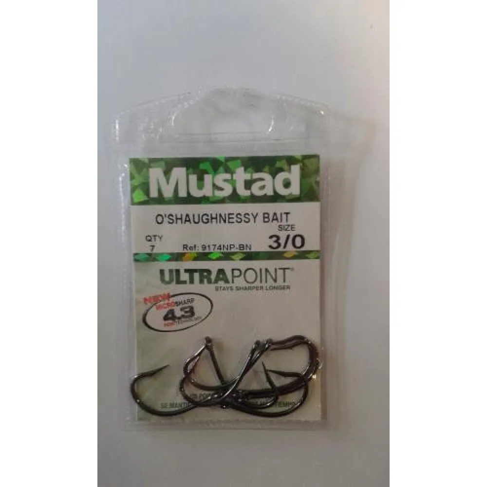 MUSTAD UDICE ULTRAPOINT O'SHAUGHNESSY BR.6/0 5KOM.