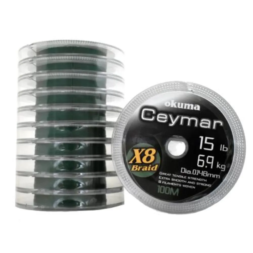 OKUMA CEYMAR X8 BRAID 100M GREEN