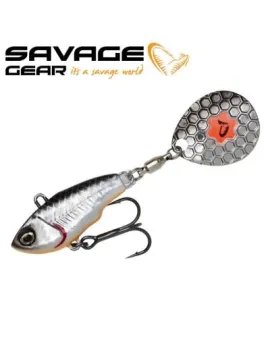 SG FAT TAIL SPIN 8CM 24G DIRTY SILVER