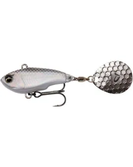 SG FAT TAIL SPIN 8CM 24G WHITE SILVER
