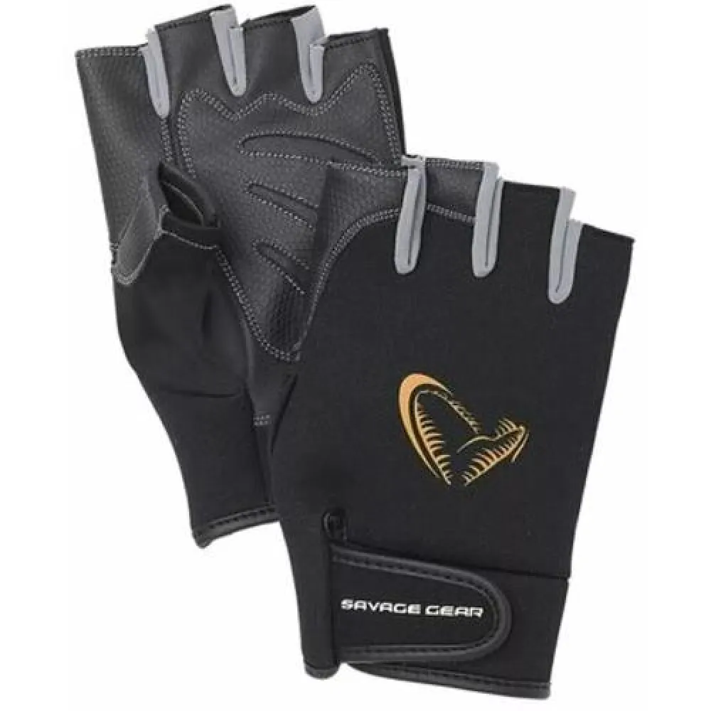 SG NEOPRENE HALF FINGER BLACK GLOVES SG NEOPRENE HALF FINGER BLACK GLOVES