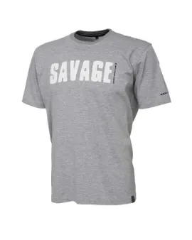 SG SIMPLY SAVAGE TEE -LIGHT GREY MELANGE SG SIMPLY SAVAGE TEE -LIGHT GREY MELANGE