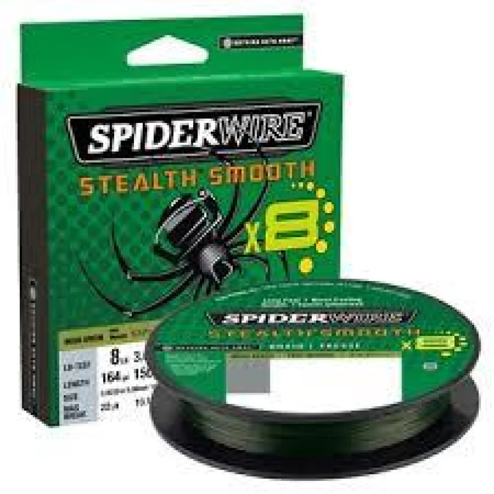 SPIDERWIRE STEALT SMOOTH X8 MOSS GREEN 300M SPIDERWIRE STEALT SMOOTH X8 MOSS GREEN 300M