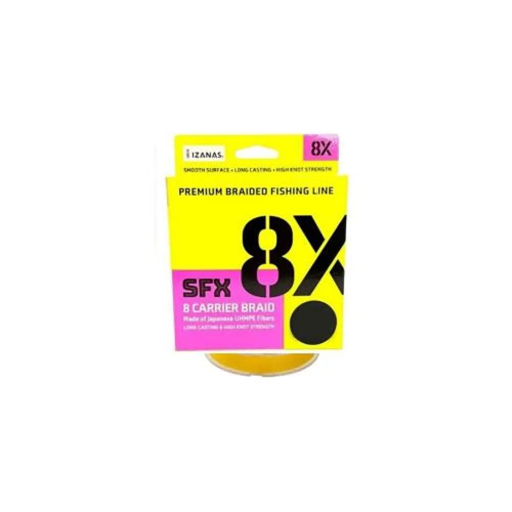 SUFIX UPREDENICA SFX 8X 135M HOT YELLOW 0,235MM SUFIX UPREDENICA SFX 8X 135M HOT YELLOW 0,235MM