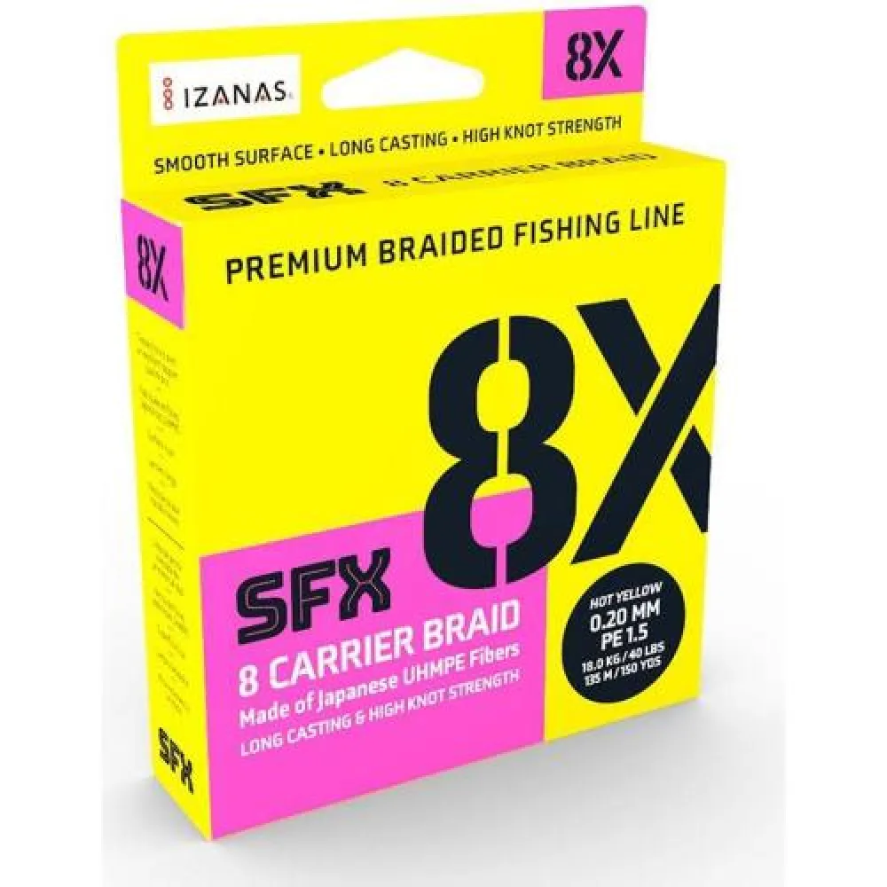 SUFIX UPREDENICA SFX 8X 135M HOT YELLOW