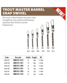 TM BARREL SWIVEL 20 4618 TM BARREL SWIVEL 20 4618