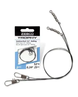 TROPHY STEEL TRACE 1X7 ROLLING 40CM 9KG