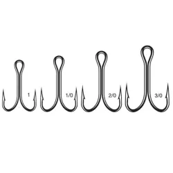 UDICA DVOKUKA VMC DOUBLE LIMERICK90 9908BZ 5PCS #2/0