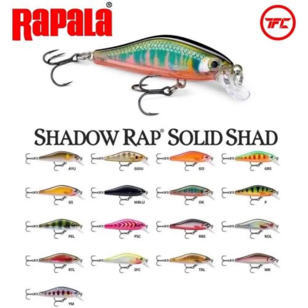 VOBLER RAPALA SHADOW RAP SOLID SHAD SDRSS05 VOBLER RAPALA SHADOW RAP SOLID SHAD SDRSS05
